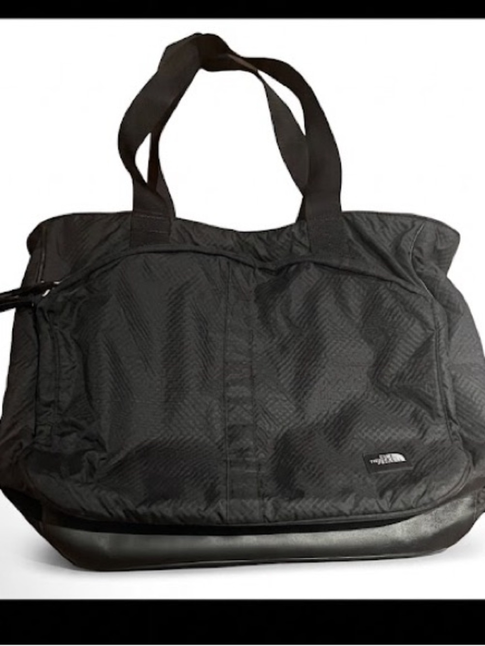 The North Face Black Nylon Multi Pocket Tote Bag Travel Bag
